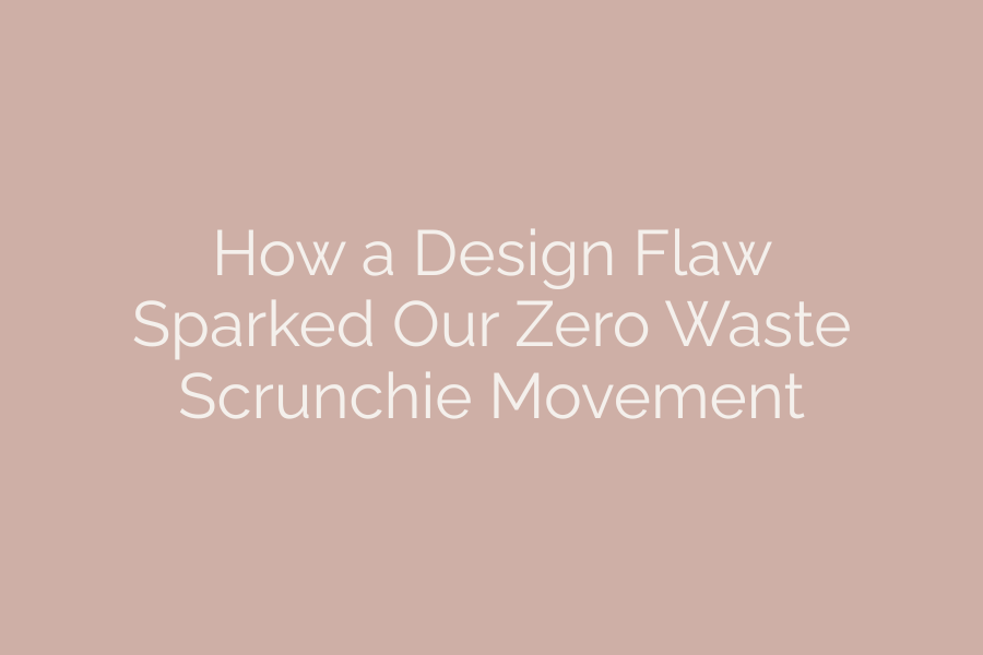 Fabric waste is a design flaw!