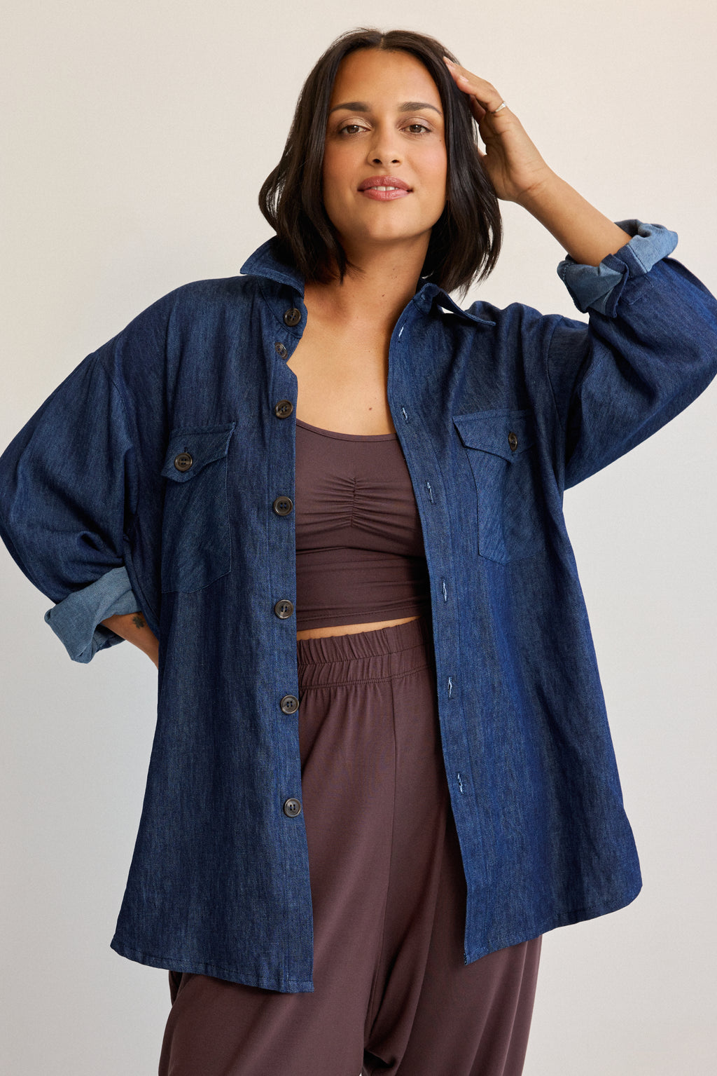 The Lightweight Denim Shacket
