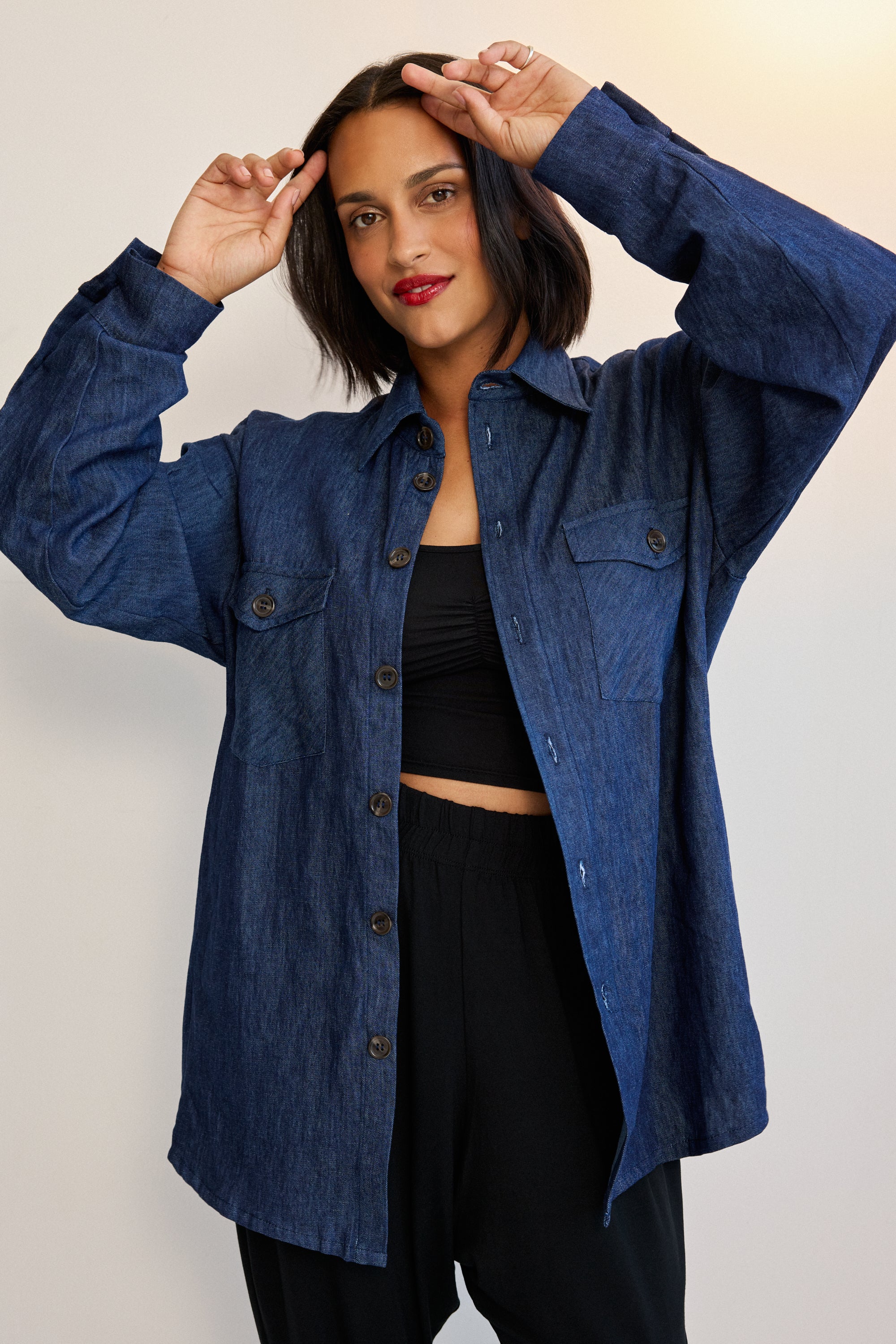 The Lightweight Denim Shacket