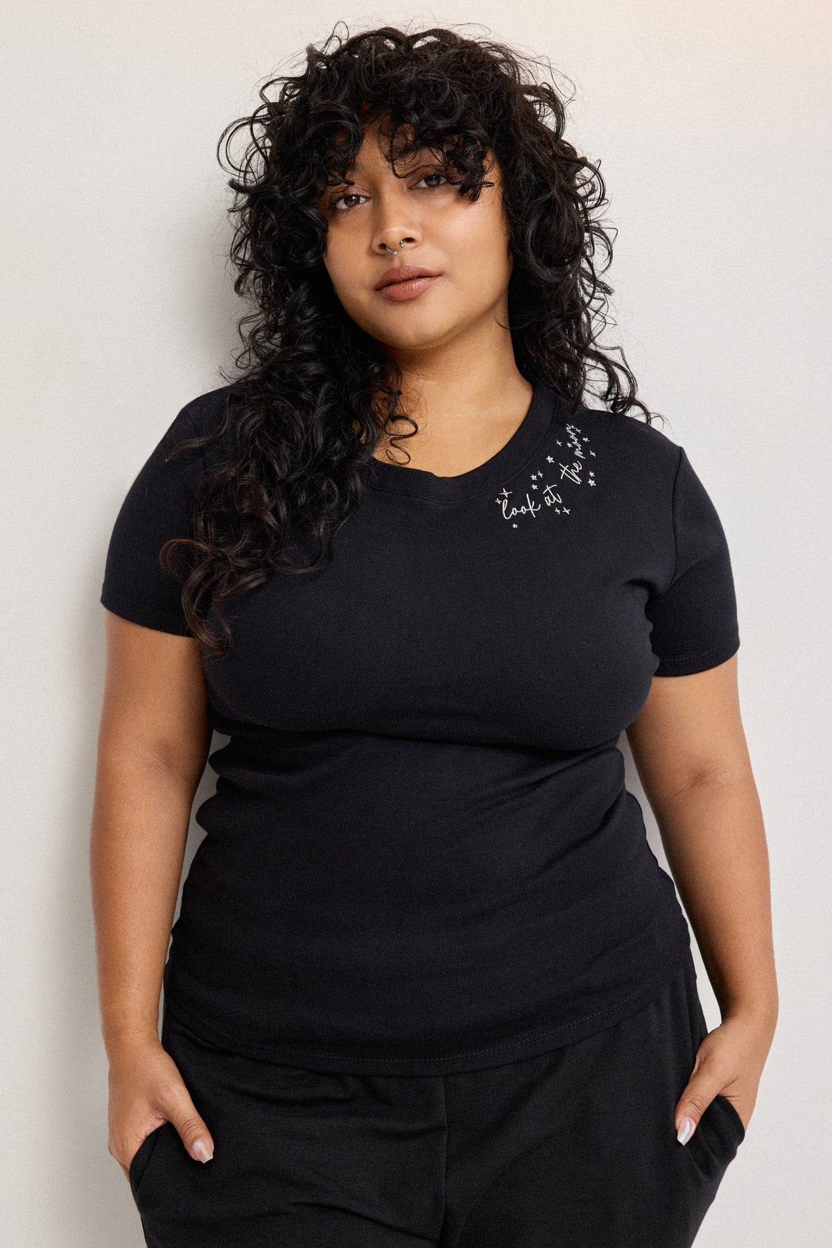 The Everyday Organic Cotton Look At The Moon Tee