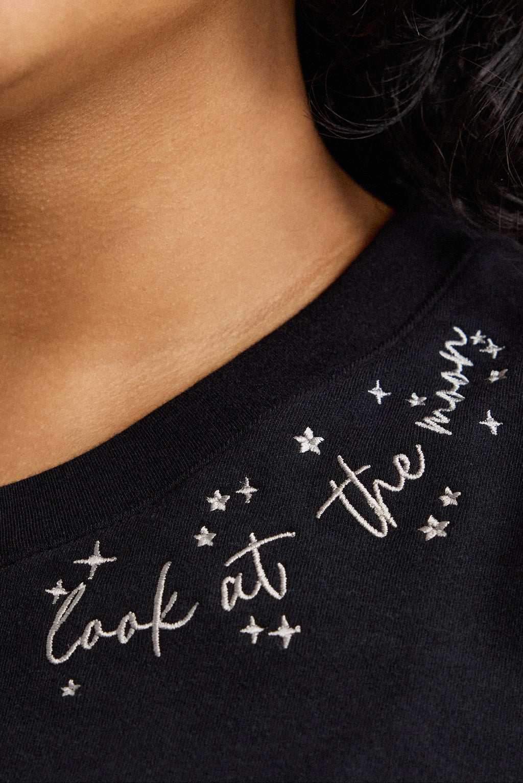 The Everyday Organic Cotton Look At The Moon Tee