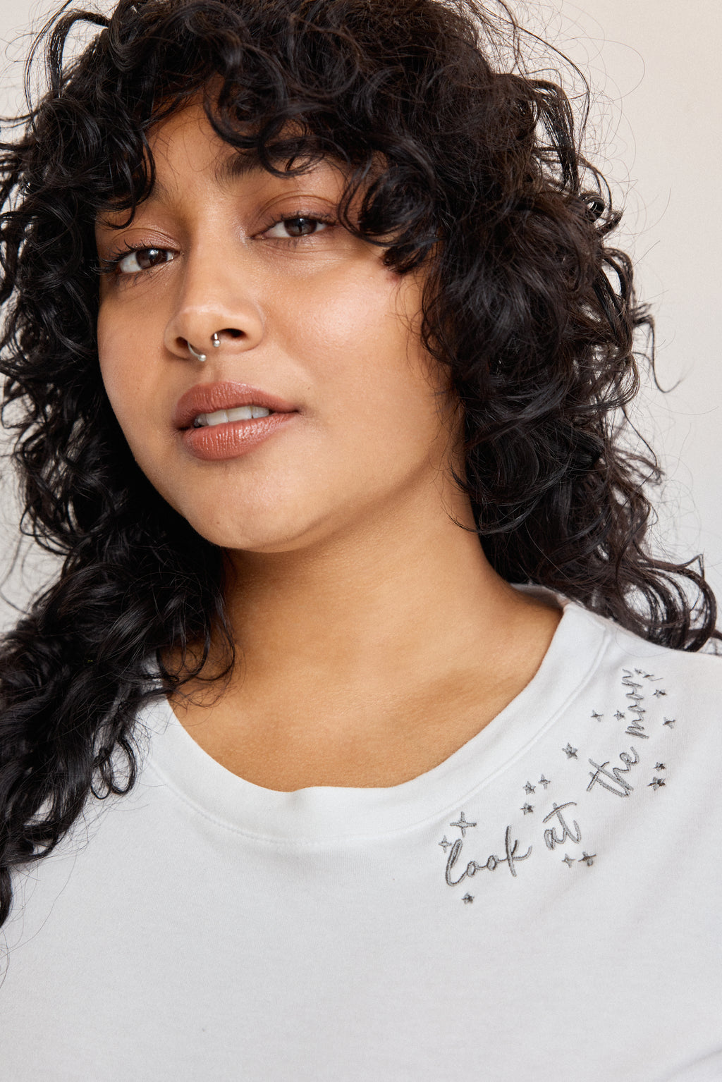 The Everyday Organic Cotton Look At The Moon Tee