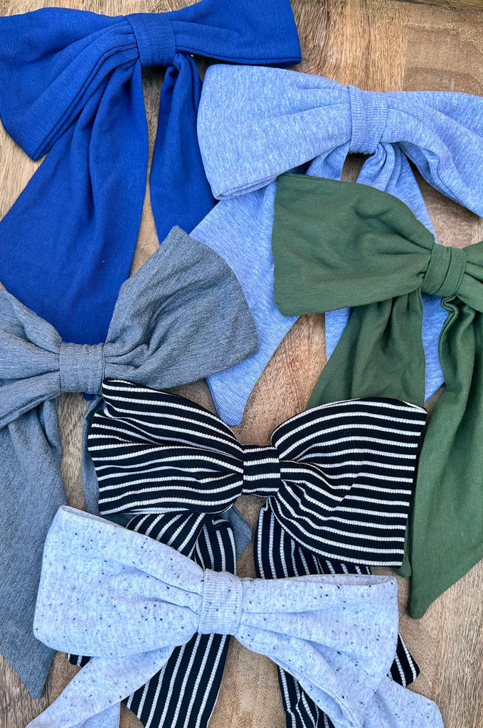 miakoda zero waste large hair bow clip