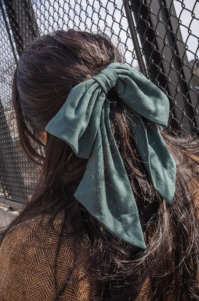 miakoda zero waste large hair bow clip