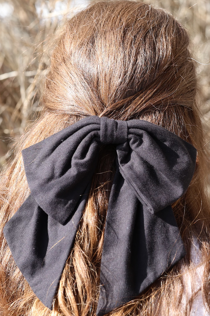 miakoda zero waste large hair bow clip