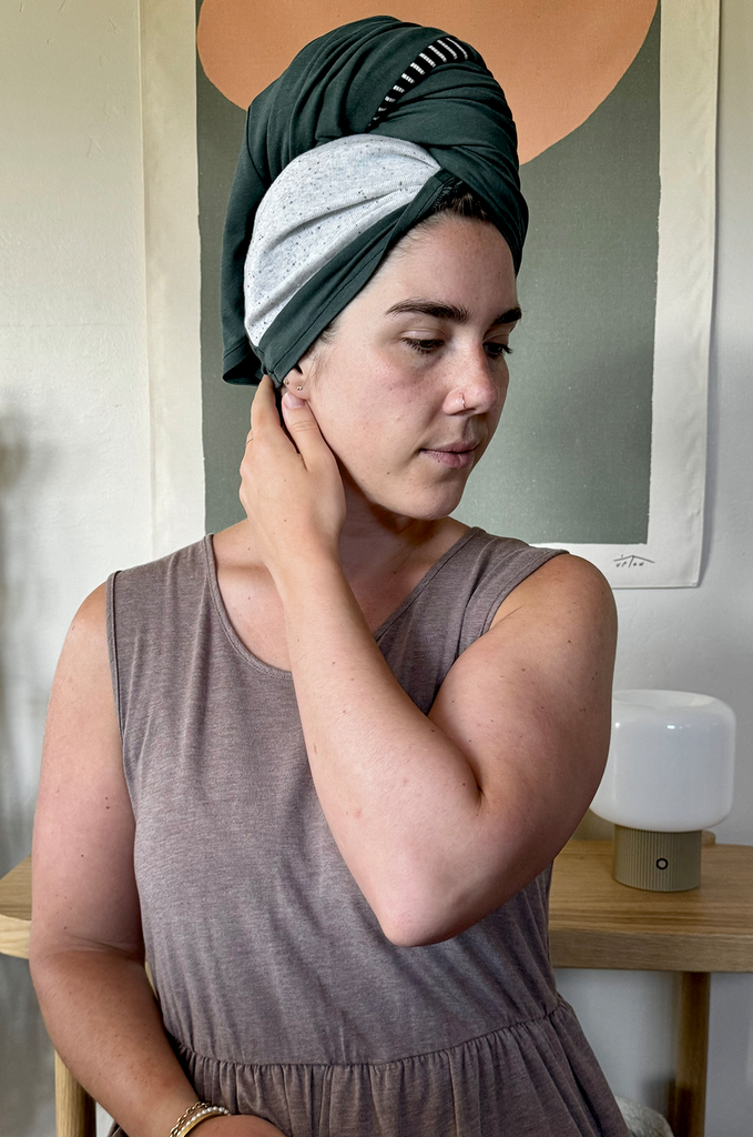 zero waste hair towel miakoda