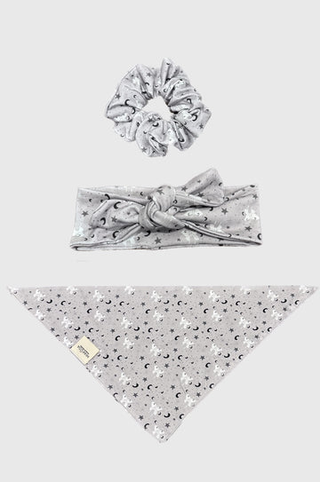 Pet parent matching accessory set by Miakoda. 